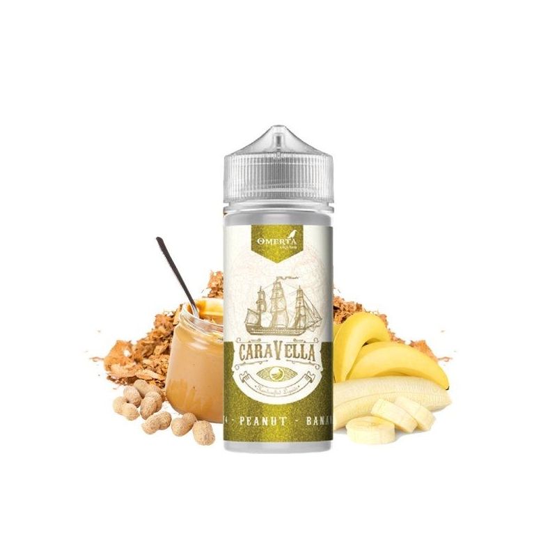 Premix Caravella by Omerta Liquids - RY4 Cacahuète Banane 100/120ml | Bigvapoteur