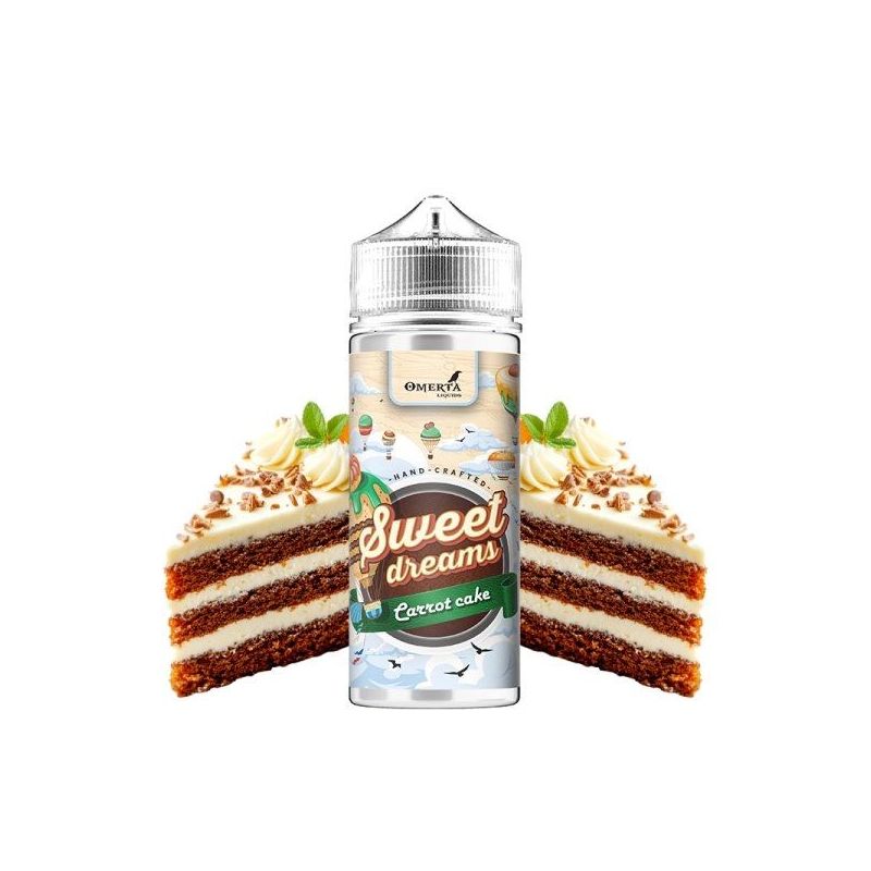 Premix Sweet Dreams by Omerta Liquids - Gâteau aux Carottes 100/120ml | Bigvapoteur