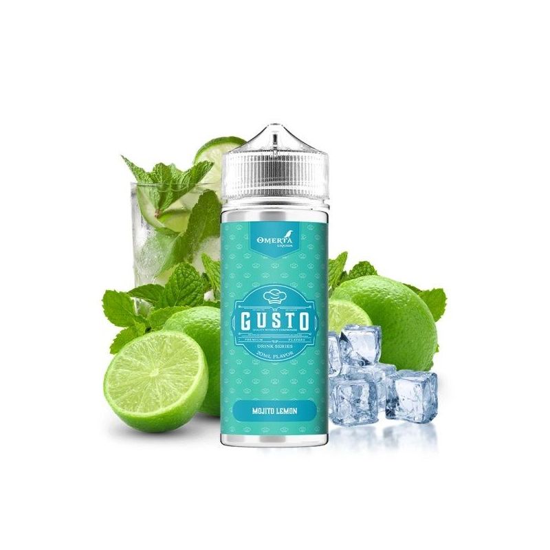 Gusto by Omerta Liquids - Mojito Lemon Premix 100/120ml | Bigvapoteur