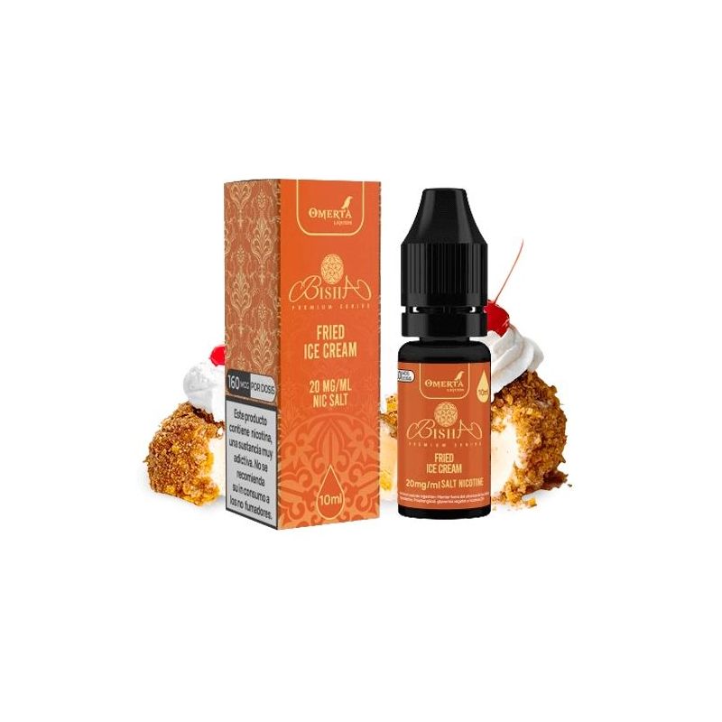 Liquid Omerta Bisha Salts - Fried Ice Cream 20mg 10ml | Bigvapoteur