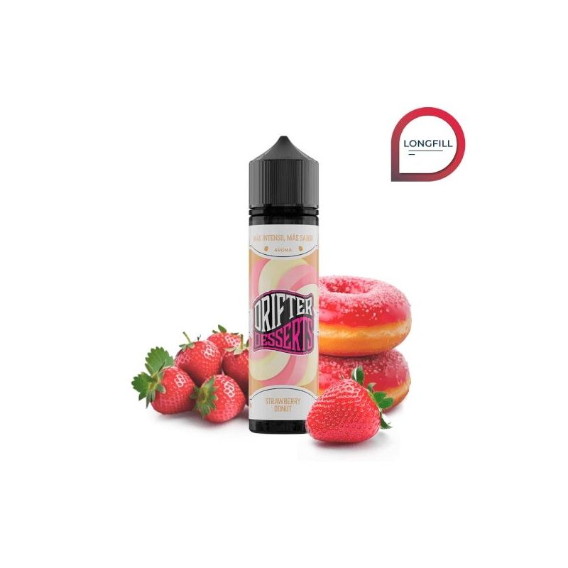 Longfill Drifter Desserts - Truskawkowy Pączek 16/60ml | Bigvapoteur