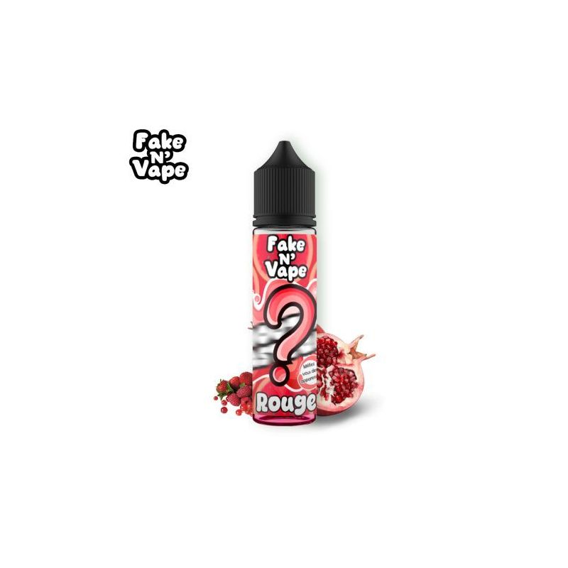 Premix Fake N Vape - Rouge 50/60ml | Bigvapoteur