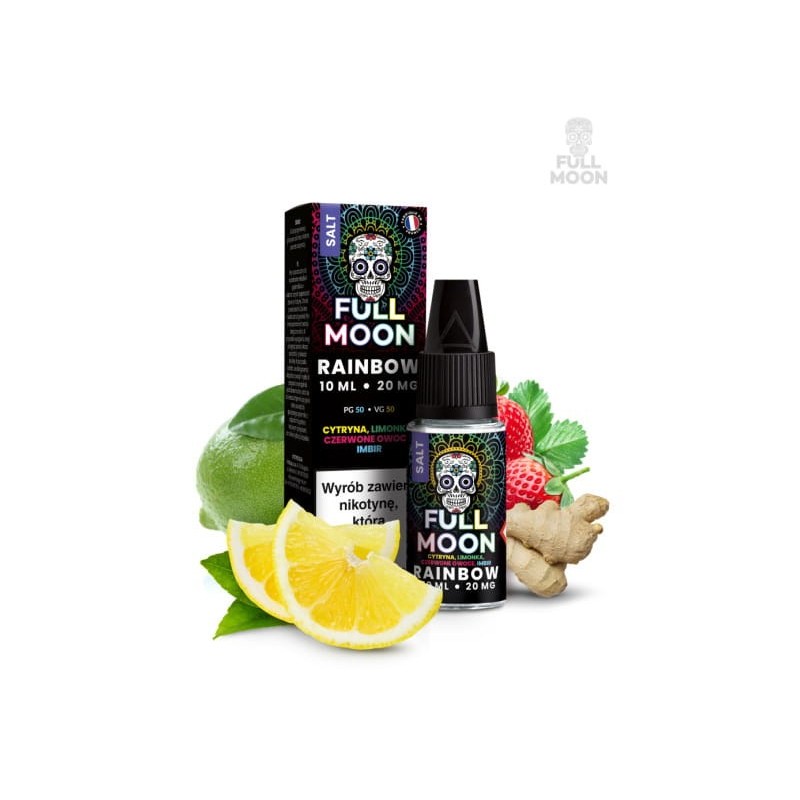 E-liquide Full Moon Salt - RAINBOW - 20 mg 10ml | BigVapoteur