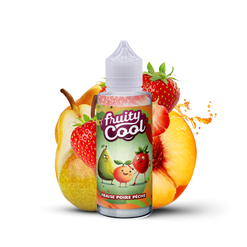 Premix Fruity Cool - Strawberry Pear Peach 100/120ml | BigVapoteur