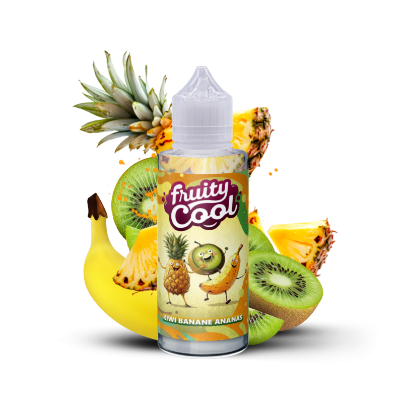 Premix Fruity Cool - KIWI BANANE ANANAS 100/120ml | BigVapoteur