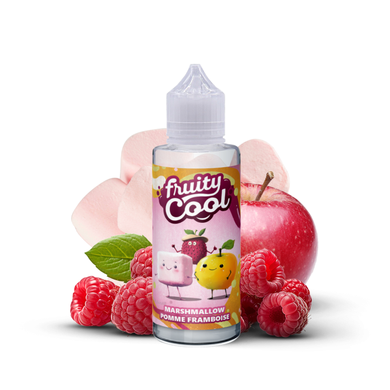 Premix Fruity Cool - Marshmallow Apple Raspberry 100/120ml | BigVapoteur