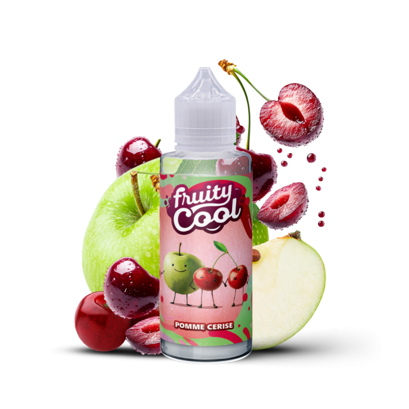Premix Fruity Cool - POMME CERISE 100/120ml | BigVapoteur