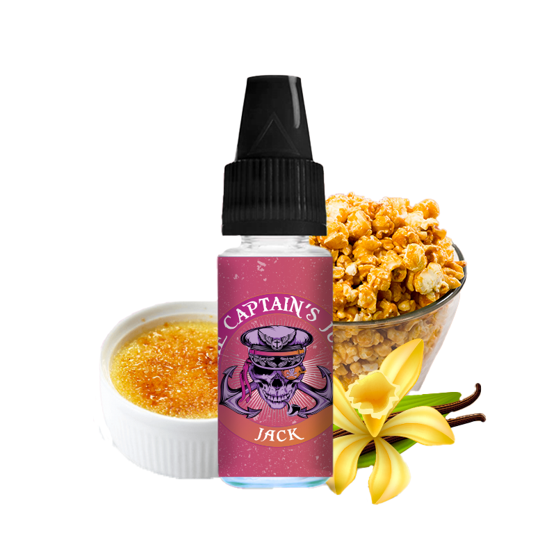 Liquid The Captain's Juice - Jack 10ml 20mg | BigVapoteur