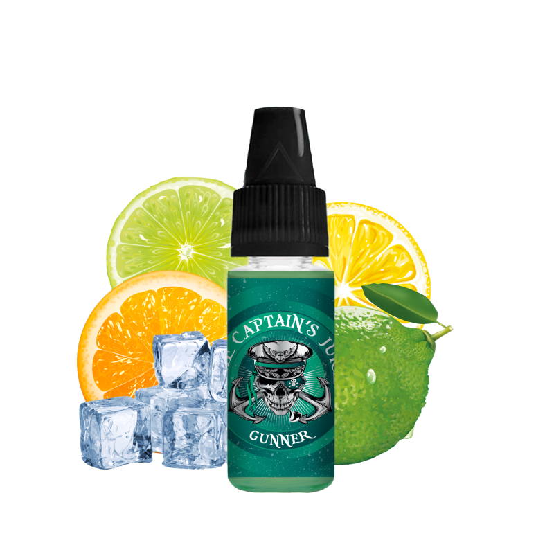 Liquid The Captain's Juice - Gunner 10ml 20mg | BigVapoteur