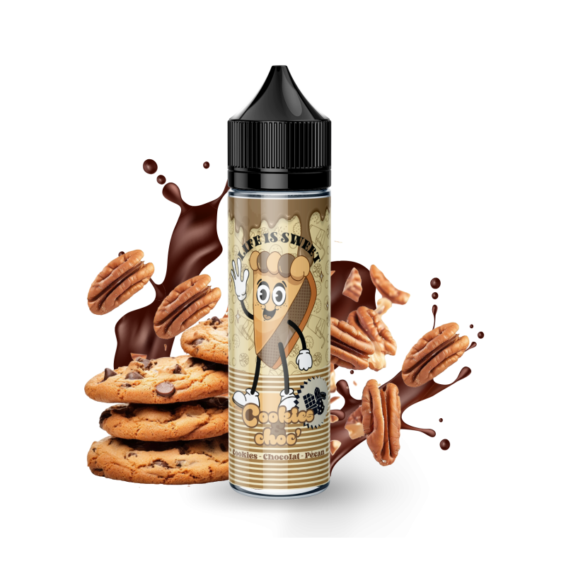 Premix Life is Sweet - Cookies & Choc' 50/75ml | BigVapoteur