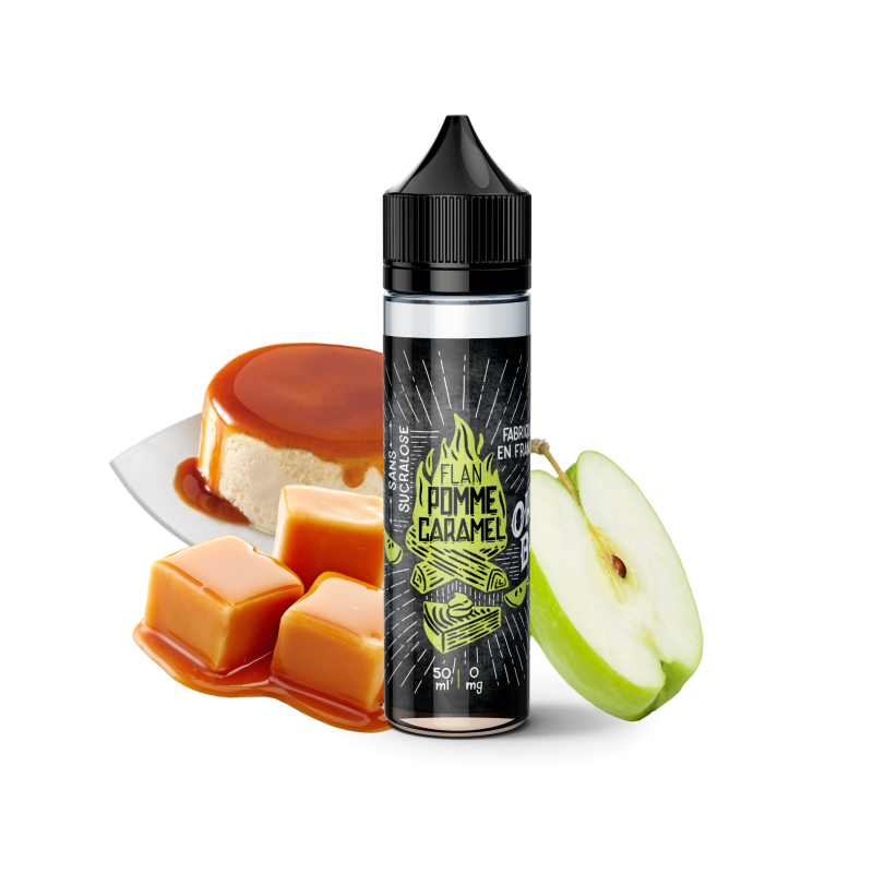 Premix OHM Des Bois - Flan Pomme Caramel 50/75ml | BigVapoteur