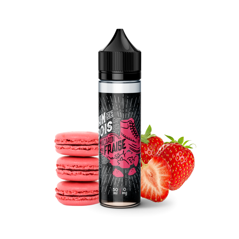 Premix OHM Des Bois - Macaron Fraise 50/75ml | BigVapoteur