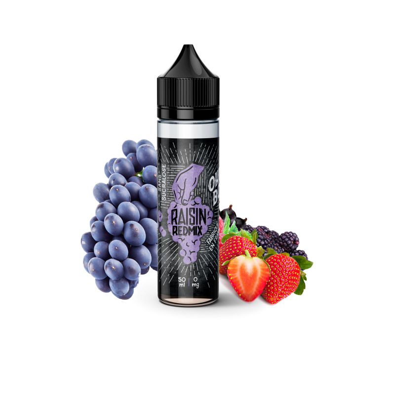 Premix OHM Des Bois - Redmix Grape 50/75ml | BigVapoteur