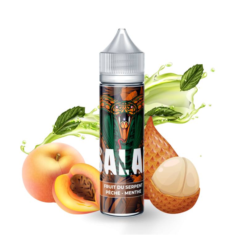 Premix Salak - Fruit du Serpent Pêche Menthe 50/75ml | BigVapoteur