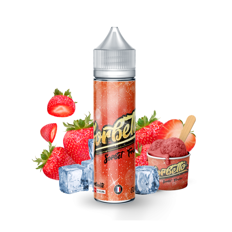 Premix Sorbetto - Sorbet Fraise 50/75ml | BigVapoteur