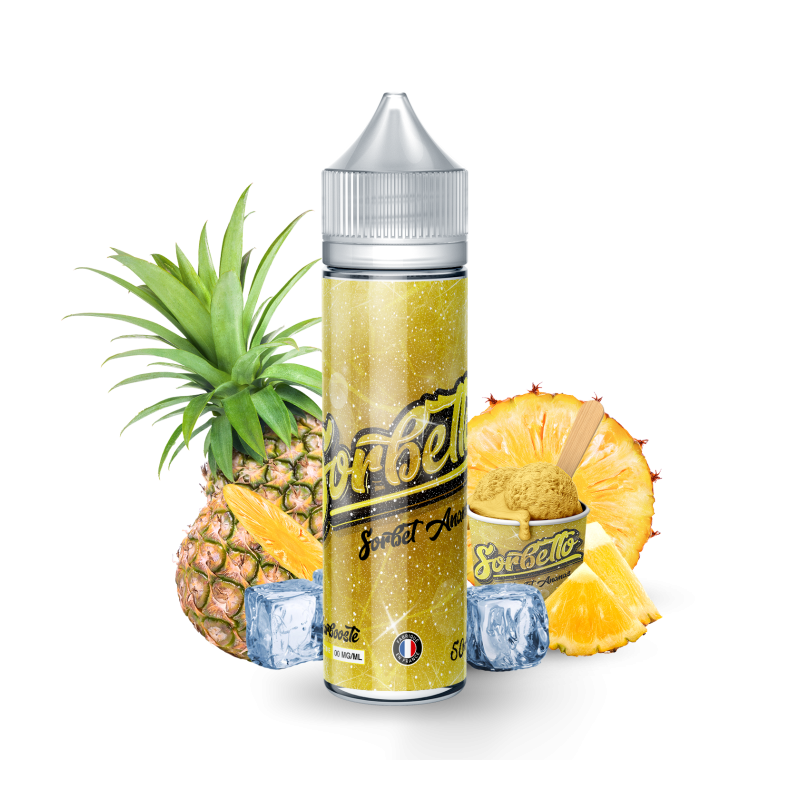 Premix Sorbetto - Sorbet Ananas 50/75ml | BigVapoteur