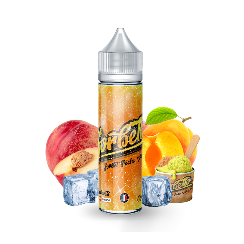 Premix Sorbetto - Peach Apricot Sorbet 50/75ml | BigVapoteur