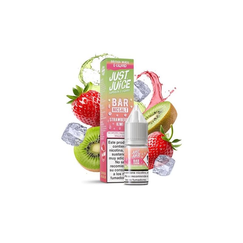 Liquid Just Juice Bar Salts - Strawberry Kiwi 20mg 10ml | BigVapoteur