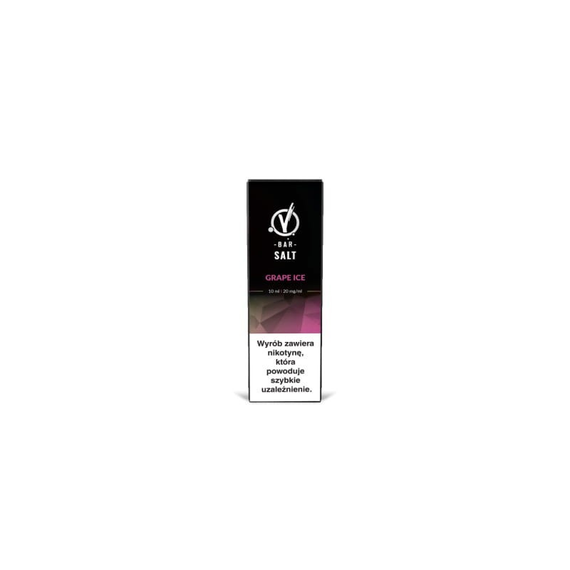 VBar Salt E-liquid 10ml - Grape Ice 20mg | BigVapoteur