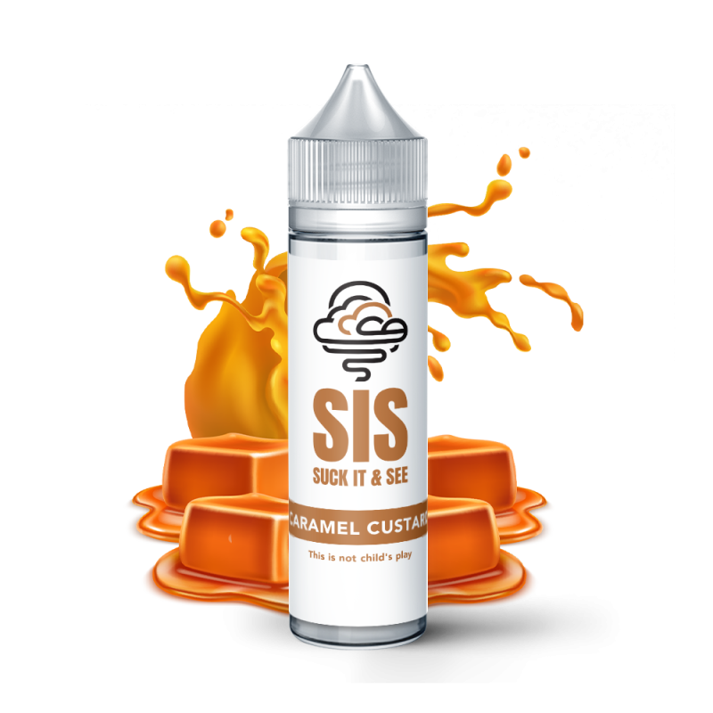 Premix SIS - Caramel Custard (Crème au caramel) 50/75ml | BigVapoteur