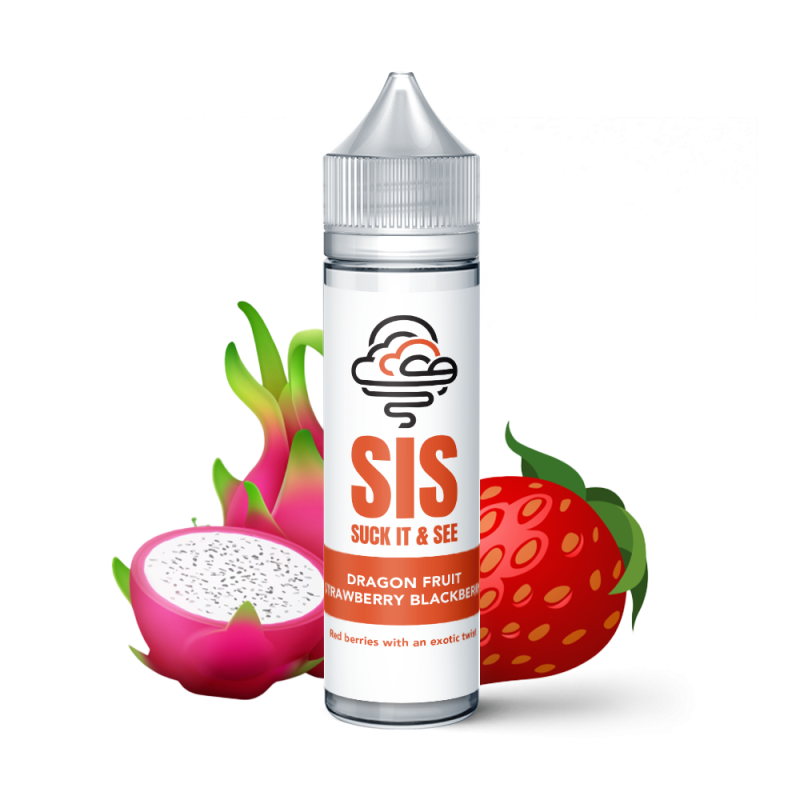 Premix SIS - Dragon Fruit Strawberry Blackberry (Fruit du Dragon Fraise Mûre) 50/75ml | BigVapoteur