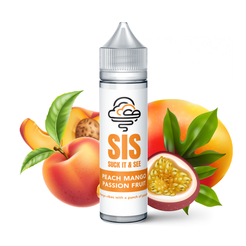 Premix SIS - Peach Mango Passion Fruit (Pêche Mangue Passion) 50/75ml | BigVapoteur