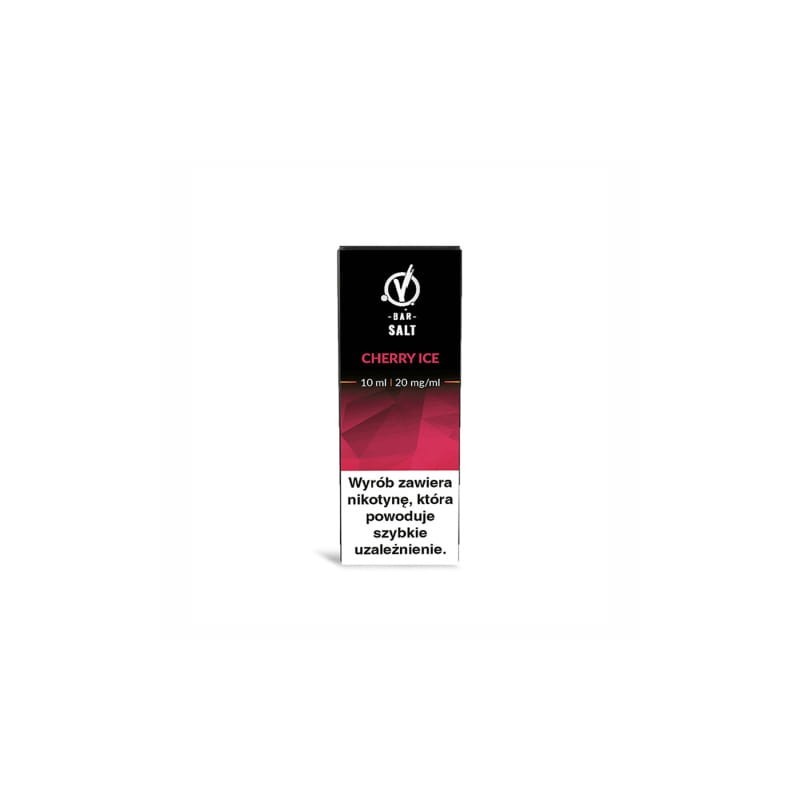 VBar Salt E-liquid 10ml - Cherry Ice 20mg | BigVapoteur