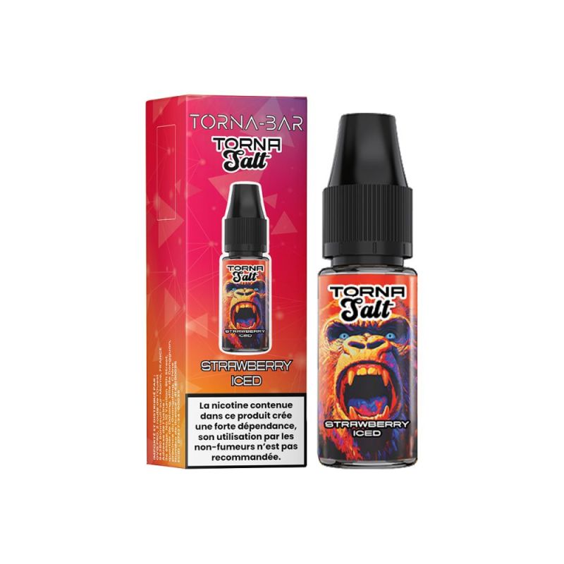 Torna-Bar Salt E-liquid - Strawberry Iced 20mg 10ml | BigVapoteur