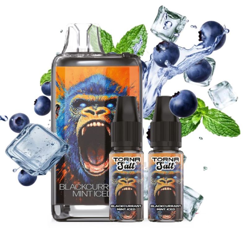 TORNA-BAR Torna Max 30K Blackcurrant Mint Iced Puff 20mg | BigVapoteur