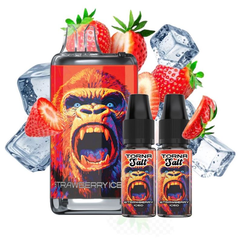 TORNA-BAR Torna Max 30K Strawberry Iced Puff 20mg | BigVapoteur