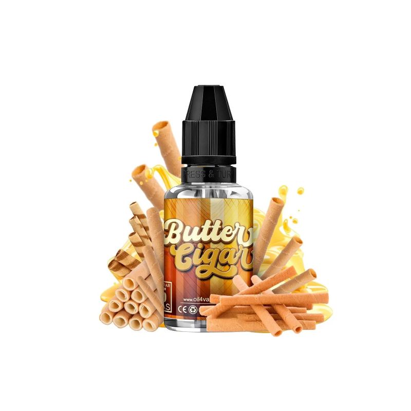 Longfill Oil4vap - Butter Cigar (Pack) 8/30ml | BigVapoteur