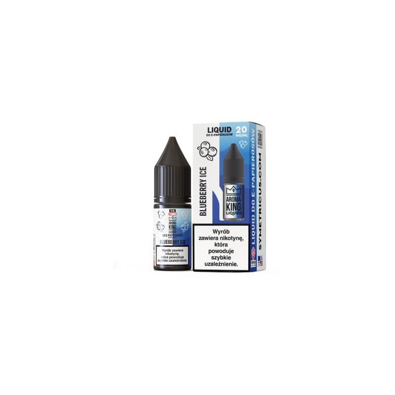 Liquid Aroma King Salt - Blueberry Ice 20mg 10ml | BigVapoteur