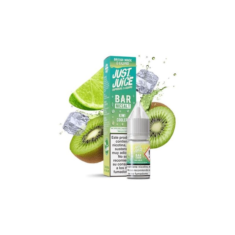 Just Juice Bar Salts - Kiwi Cooler 20mg 10ml | BigVapoteur
