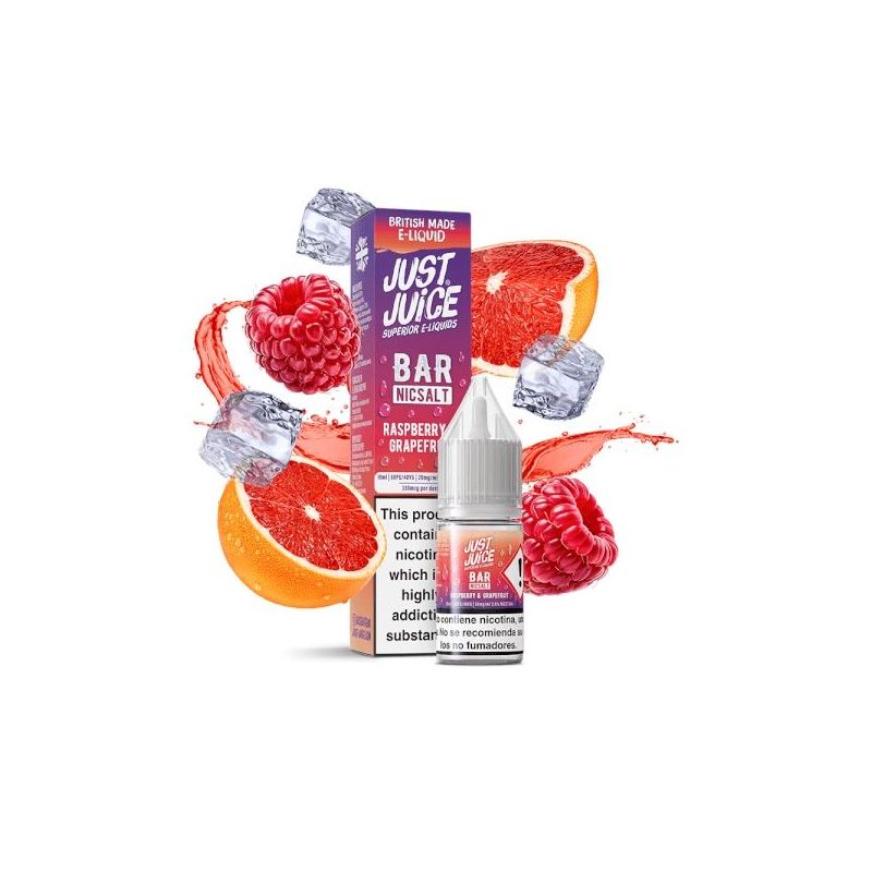 Just Juice Bar Salts - Raspberry Grapefruit 20mg 10ml | BigVapoteur