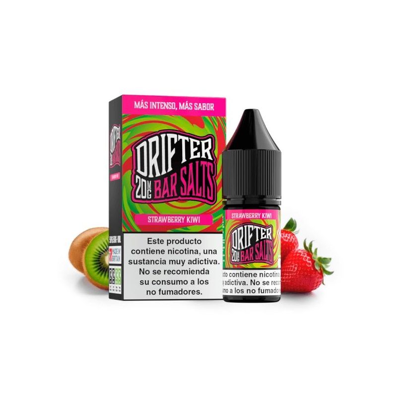 Liquid Drifter Bar Salts Strawberry Kiwi 20mg 10ml | BigVapoteur