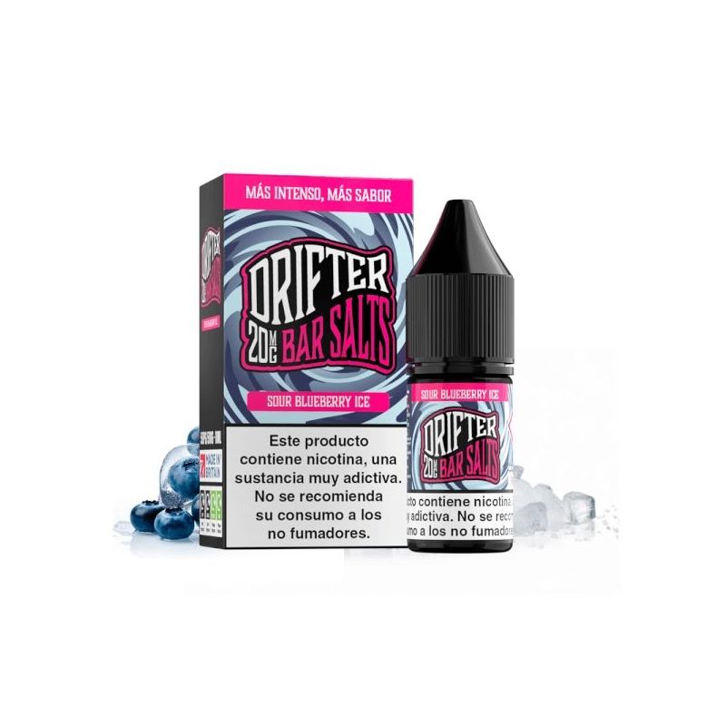 Drifter Bar Salts Sour Blueberry Ice 20mg 10ml | BigVapoteur