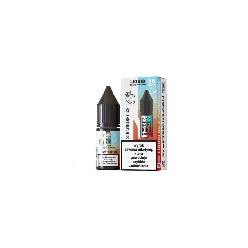 E-liquide Aroma King Salt - Fraise Glacée 20mg 10ml | BigVapoteur