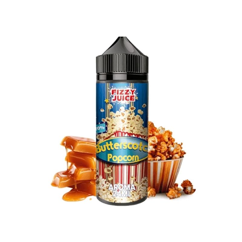 Longfill Fizzy Juice 24/120ml - Butterscotch Popcorn | BigVapoteur