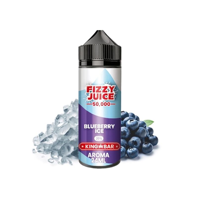 Longfill Fizzy Juice King Bar 24/120ml - Myrtille Glacée | BigVapoteur