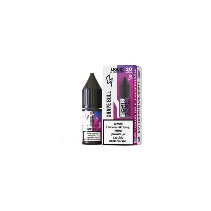 Aroma King Salt E-liquid - Grape Bull 20mg 10ml | BigVapoteur