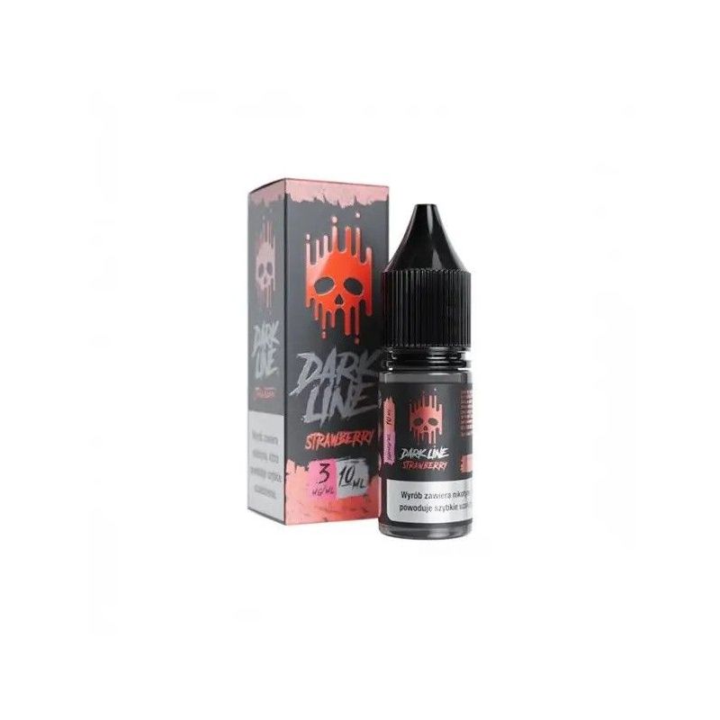 E-liquid DARK LINE - Strawberry 3mg 10ml | BigVapoteur
