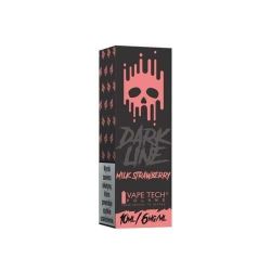 E-liquide DARK LINE - Fraise au Lait 6mg 10ml | BigVapoteur