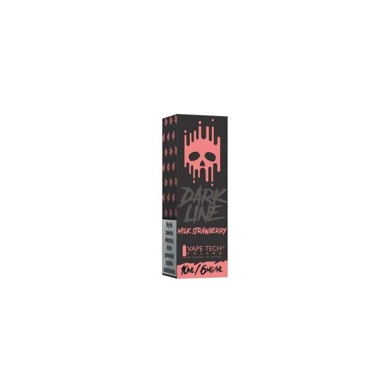 E-liquid DARK LINE - Milk Strawberry 6mg 10ml | BigVapoteur