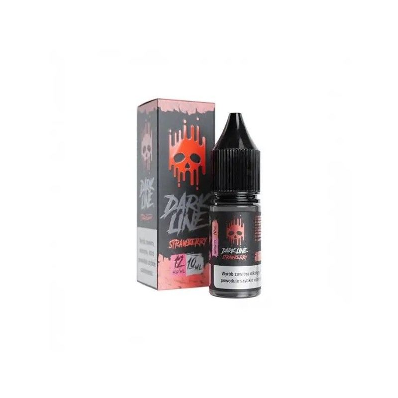 E-liquid DARK LINE - Strawberry 12mg 10ml | BigVapoteur