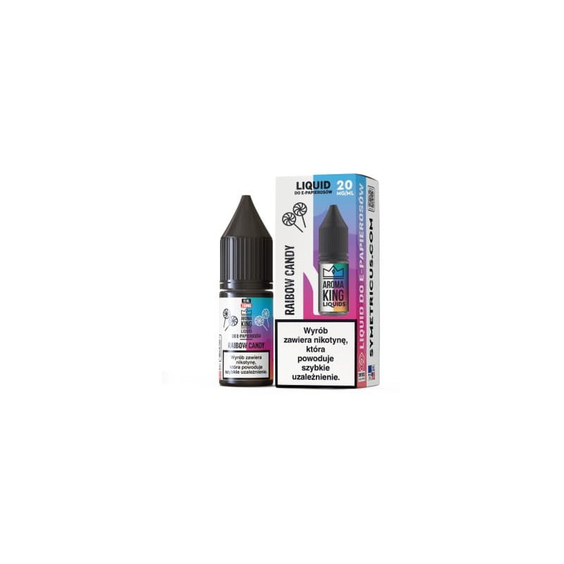 Aroma King Salt E-liquid - Rainbow Candy 20mg 10ml | BigVapoteur
