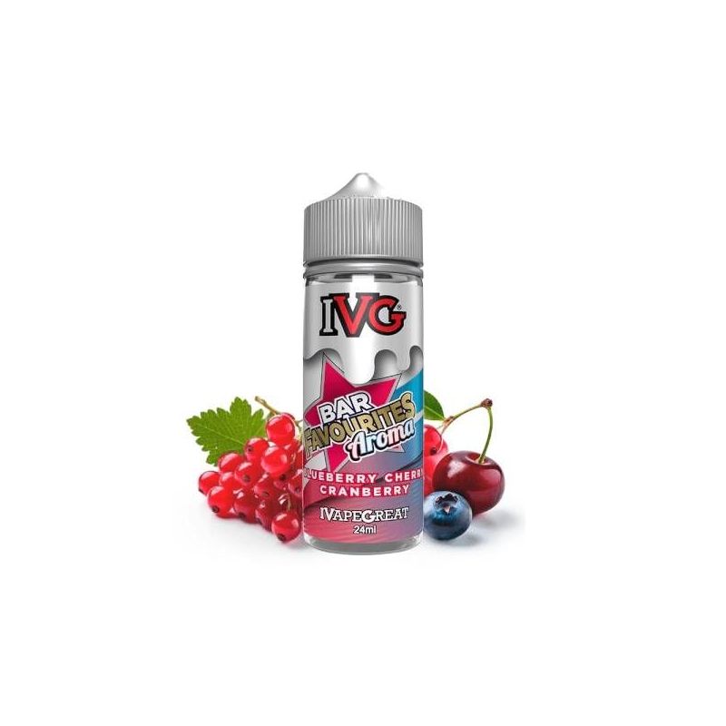 Longfill IVG 24/120ml - Myrtille Cerise Canneberge | BigVapoteur