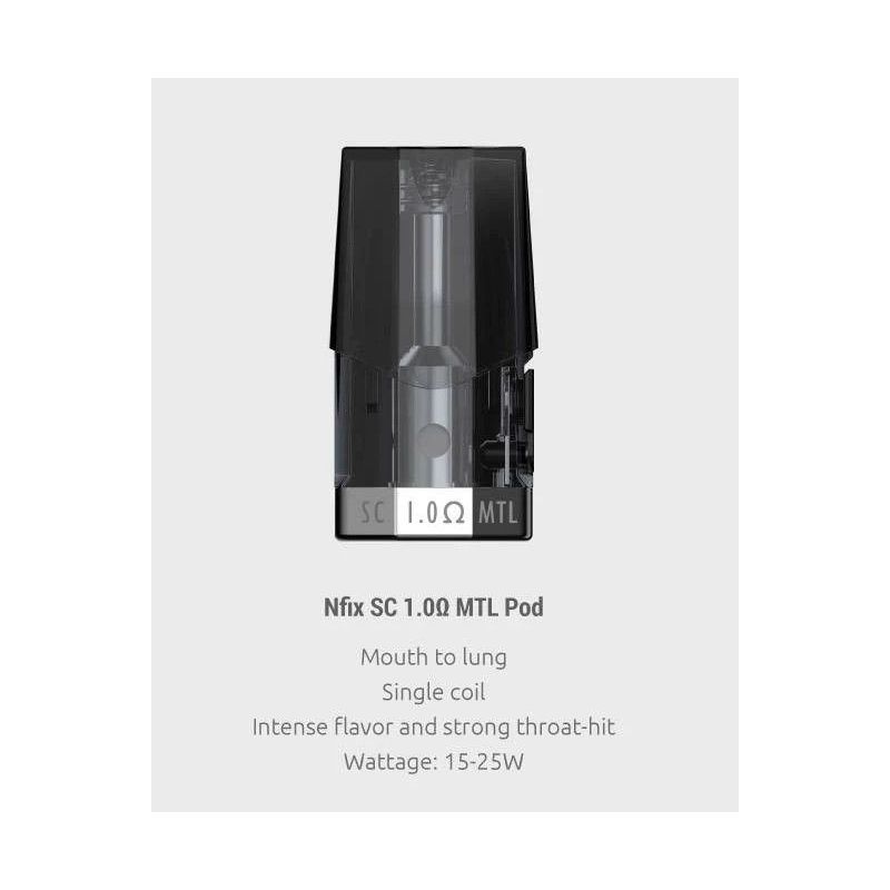 Smok Cartridge - Nfix SC MTL Refill 3ml 1.0Ω | BigVapoteur