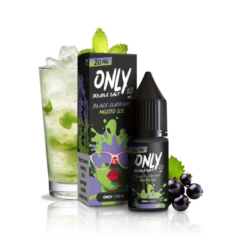 E-liquide Only Double Salt – Black Currant Mojito Ice 20mg 10ml | BigVapoteur