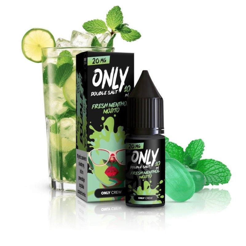 Only Double Salt - Fresh Menthol Mojito 20mg 10ml | BigVapoteur