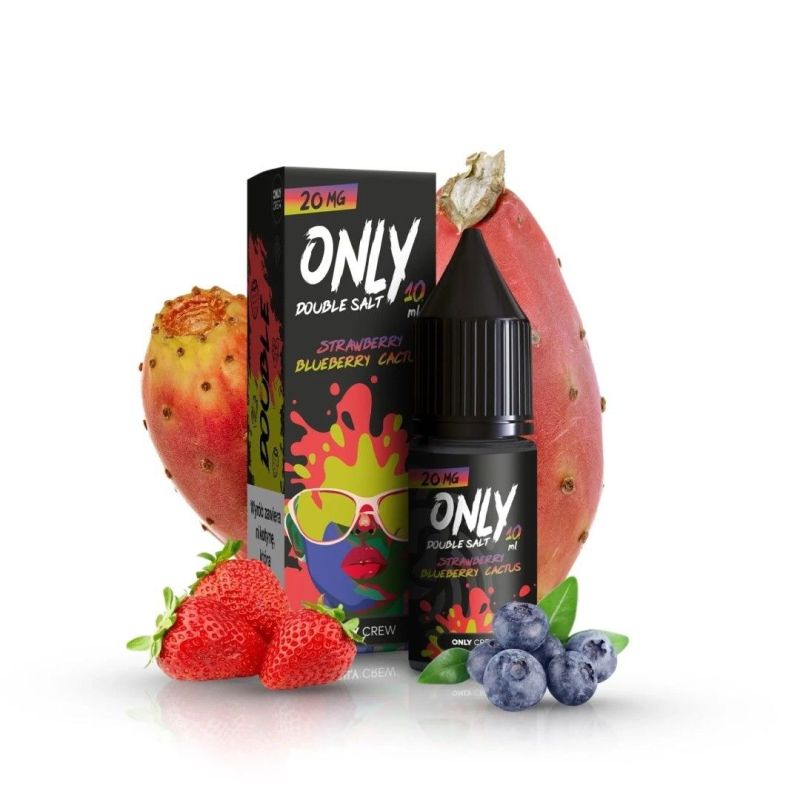 E-liquide Only Double Salt – Fraise Myrtille Cactus 20mg 10ml | BigVapoteur